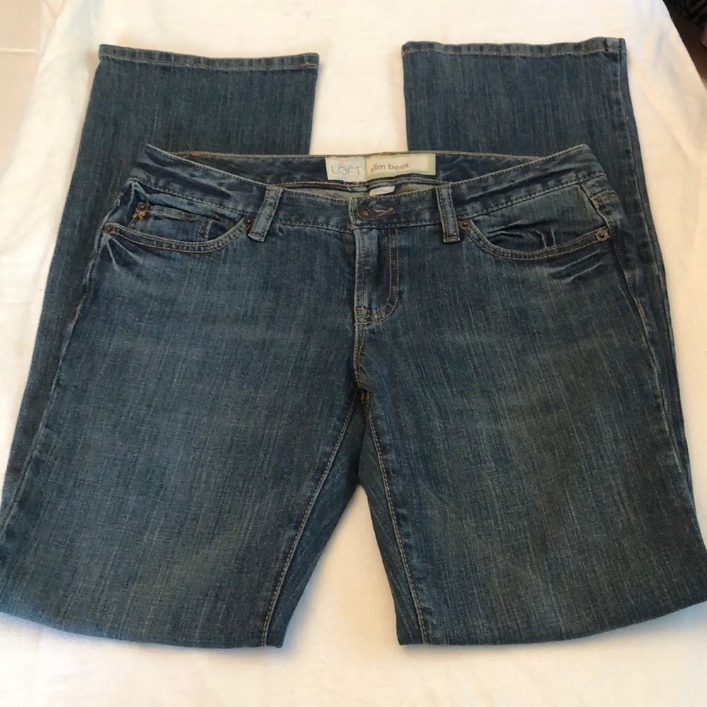 Ann Taylor Loft Slim Boot Jeans Size 4